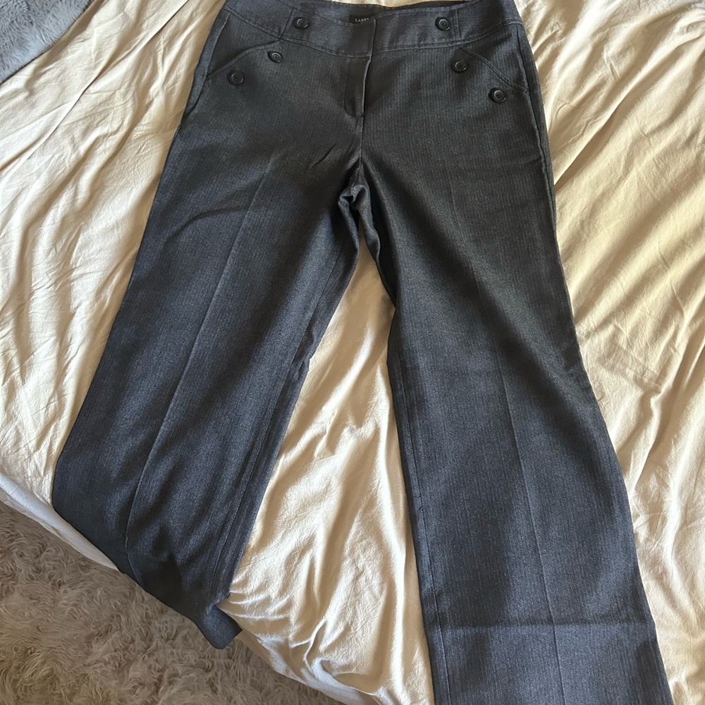 Larry Levine Grey Pants